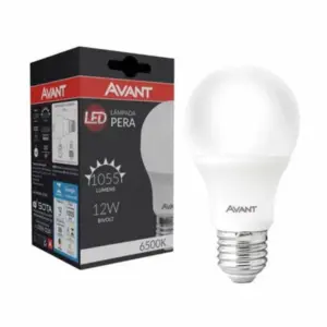 Lâmpada Led Bulbo 12w E-27 Bivolt 6500k - Avant