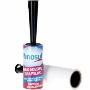 Rolo Adesivo Panosul Tira Pelos 60 Folha