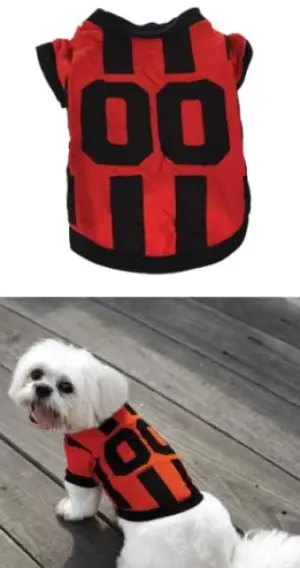 Roupinha Pet Footbal Sortida P e M 13390