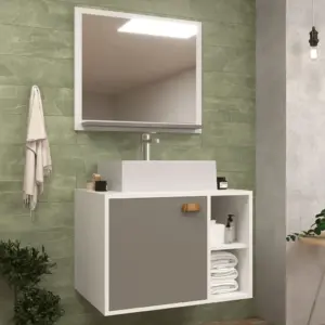 Balcao Belizze Punta Cimento 60cm