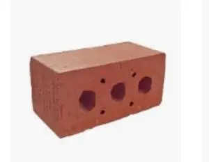 Tijolo Maciço 09 X 09 X 19cm 3 Furos 853