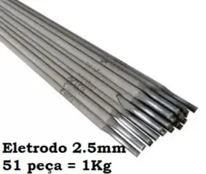 Eletrodo Ok 46 2.5mm 51 Pçs=1kg