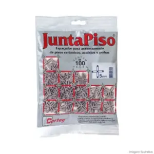 Pacote Espaçador Juntapiso 5,0mm Plástico