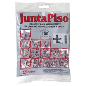 Pacote Espaçador Juntapiso 4,0mm Plástico