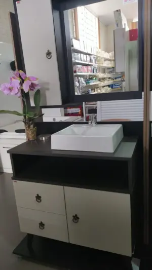 Balcao Stm Cuba Florida Ravena 80cm