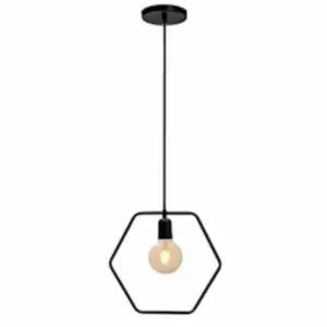 Lustre Pendente Thomas Edison Hexagon Co