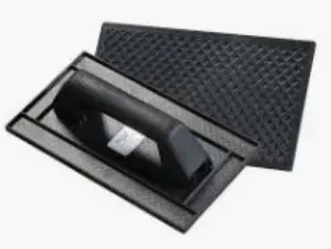 Desempenadeira Plast. 14 X 27 Estriada