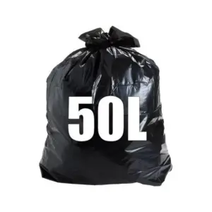Saco de Lixo Rolo Preto 50 Litros C /10