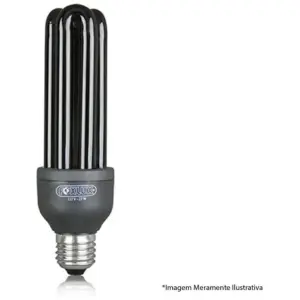 Lâmpada Luz Negra Compacta Foxlux 27w 220v - Foxlux