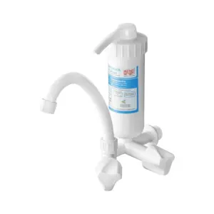 Torneira Bica Móvel Plus de Parede com Filtro Branca - Herc