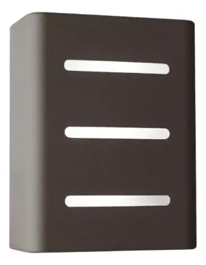 Arandela Fussen 3 Aletas Marrom Gold Blu