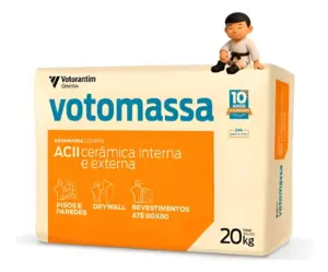 Argamassa Votomassa 20kg Ac Ii Cinza Int