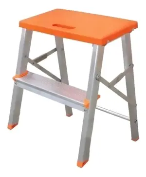 Banqueta de Aluminio 2 Degraus