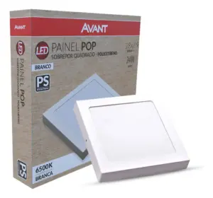 Painel Led Sobrepor 24w Lumanti Quadrada