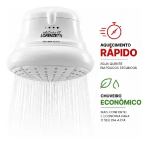 Ducha Bella Ducha Ultra 4t – 220v 6800w Branca - Lorenzetti