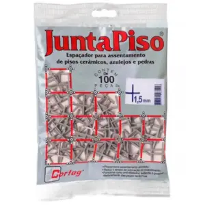 Pacote Espaçador Juntapiso 1,5mm Plástico