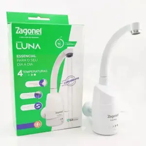 Torneira Multitemperatura Luna 4t 5500w Branca – Zagonel | 220v