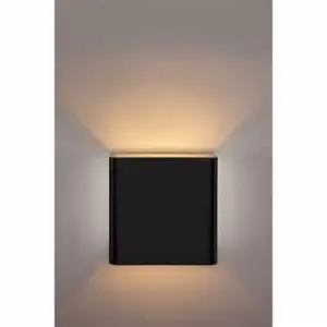 Arandela Wall Sobrepor Preto Led 10w 300