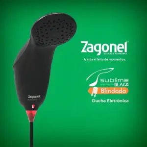 Ducha Eletrônica Sublime Black 7500w 220v -  Zagonel