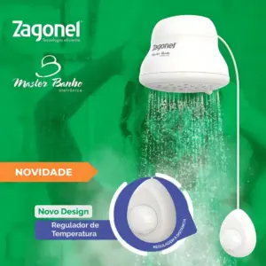 Chuveiro Ducha Eletrônica Master Banho 7500w 220v -  Zagonel