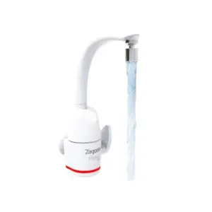 Torneira Eletrônica Prima Touch 5500w 220v Parede/bancada Branca - Zagonel